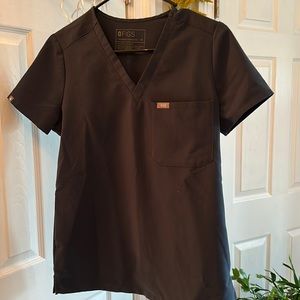 Figs blue XS one pocket top